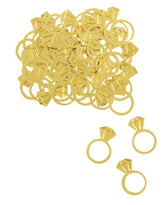Large Gold Diamond Ring Foil Confetti  .5oz